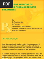 Non Invasive Methods of Estimating Pharmacokinetic Parameters2