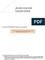 Hukum Dasar Kimia