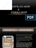 Klasifikasi Arsip dan Indeks Arsip