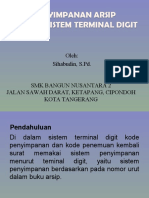 Penyimpanan Arsip Dengan Sistem Terminal Digit