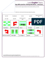 Listening Skills Practice: Giving Directions - Exercises: Preparation