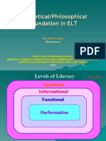 Theoretical/Philosophical Foundation in ELT