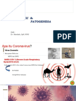 Covid 19 - ETIOLOGY - DAN - PATOGENESA