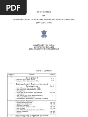 Fixing Chronic Disinvestment In K 12 >> White Paper In Disinvestment In India Valuation Finance Fixing Chronic Disinvestment In K 12 >> White Paper In Disinvestment In India Valuation Finance