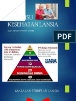 Trend Isu Kesehatan Lansia