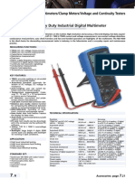 Digital Multimeters/Clamp Meters/Voltage and Continuity Testers