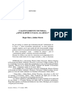 Calentamiento Global Apocalipsis o Falsa Alarma