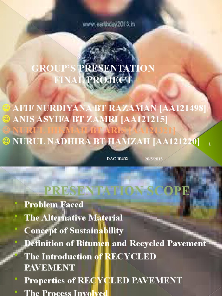 Recycled Pavement: Sustainable Solutions | PDF | Asphalt | Road Surface