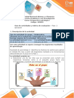 Guía de Actividades y Rúbrica de Evaluación - Unidad 1 - Fase 2 - Aplicación