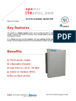 Key Features: RF-RF / Digital Selective Channel Repeater 380 - 470 MHZ