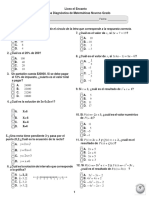 Prueba Diagnostica Grado Noveno