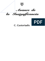 Cornelius Castoriadis - El Avance de La Insignificancia-Eudeba (1997)