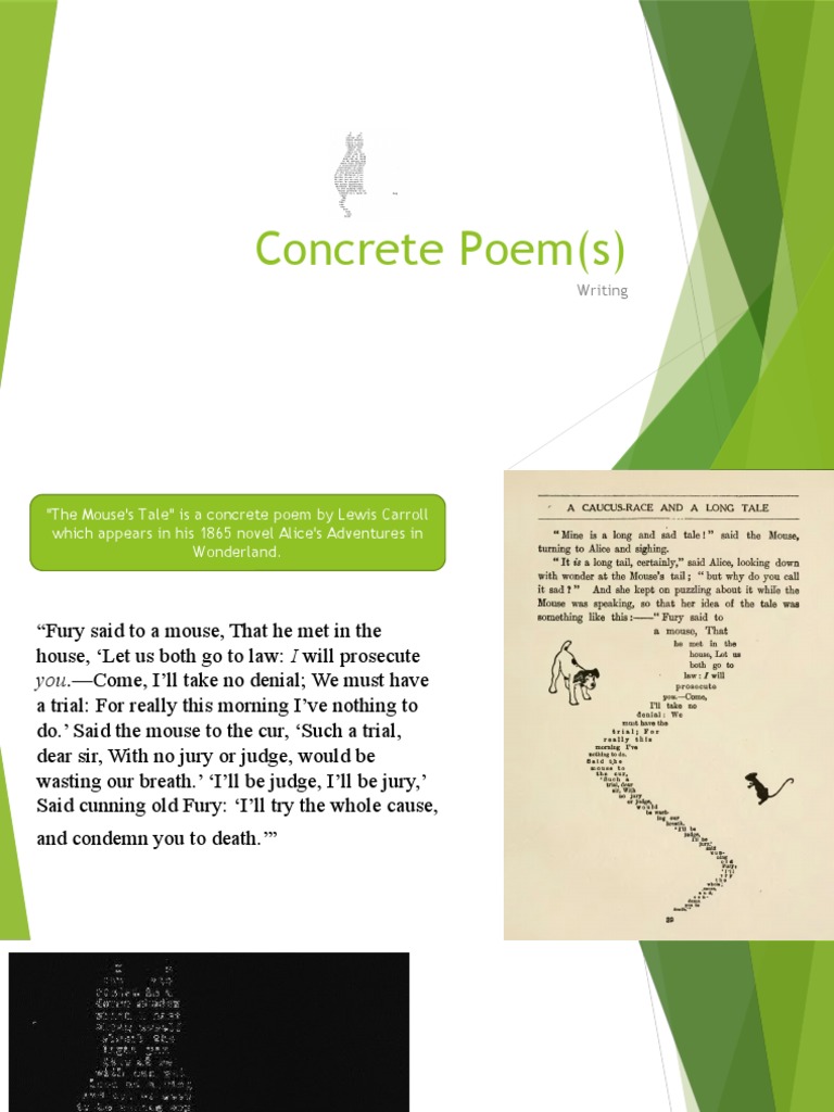 Concrete Poem PDF Poetry Writing