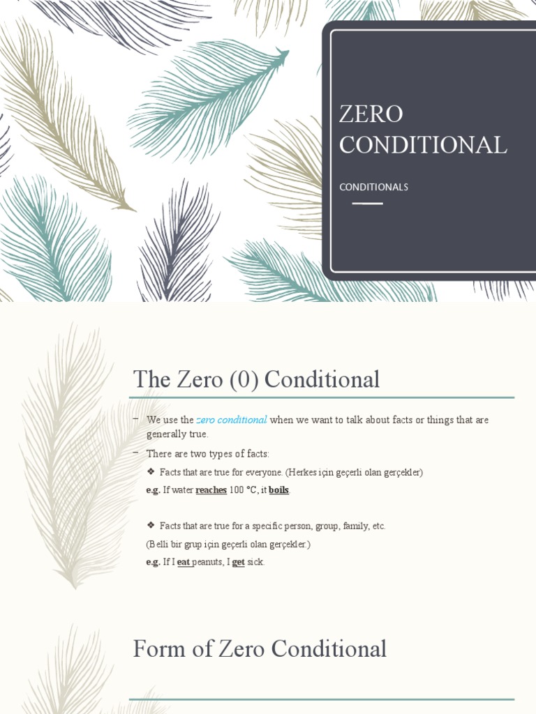 Zero Conditional Presentation Grammar Drills Grammar Guides - 134127 ...