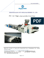 HUILI PVC (12-76mm) Pipe Production Line