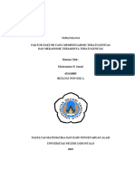 Faktor Dan Mekanisme Teratogenitas - Khairunnisa R. Ismail 432418005 Biologi A