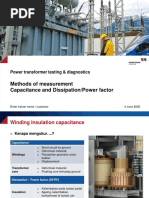 Methods of Measurement Capacitance and Dissipation/Power Factor