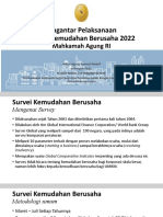 Pengantar Mengenai Survey Kemudahan Berusaha-Surabaya 2021