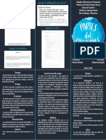 Tríptico de Partes de Un Informe