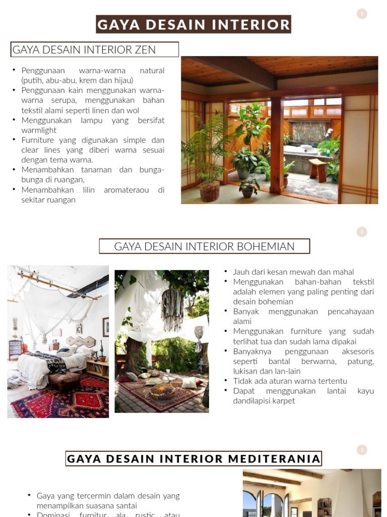 KD 3.17 Pertemuan Ke 3 Ornamen Desain Interior | PDF