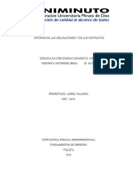 Informe de Las Obligaciones y de Los Contratos