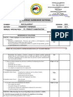 Corrigé Harmonisé TT Bac 2019 BAT