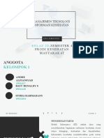 Manajemen Teknologi Informasi Kesehatan - Kel8