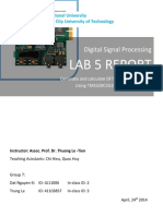 Lab 5 Report: Digital Signal Processing