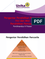 1 - Pengantar Pendidikan Pancasila, Visi Dan Misi Pendidikan Pancasila