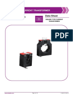 Low Voltage Current Transformer: Data Sheet