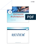 Computer Architecture - Review