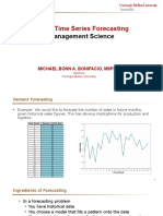 Unit 3: Time Series Forecasting: Management Science