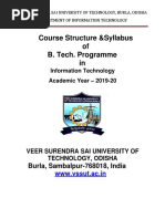 Btech Information Technology 2019 20