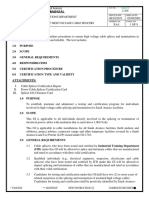 2.705 Certification of High Voltage Cable Splicers