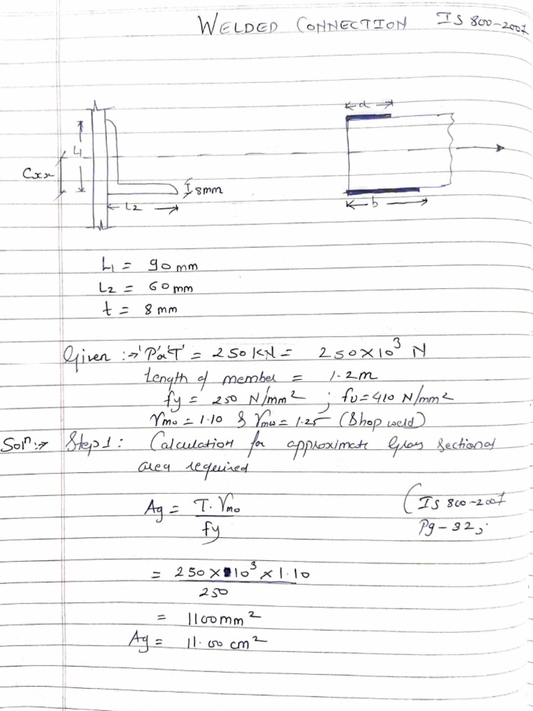 Welded Connection Design Specifications | PDF