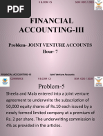 Joint Venture Accounts Hr-7