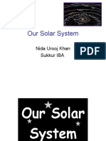 Our Solar System: Nida Urooj Khan Sukkur IBA