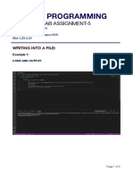 Java Programming: Lab Assignment-5