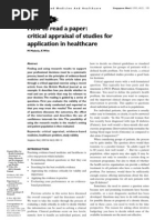 Download critical appraisal by Nurmi Elisya Rosli SN50642579 doc pdf