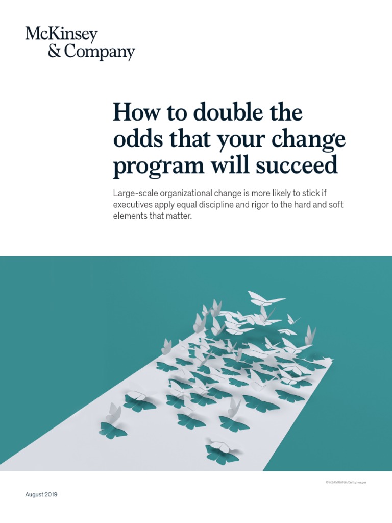 How To Double The Odds That Your Change Program Will Succeed | PDF ...