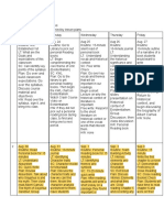 Unit Plan Calender For The Stranger