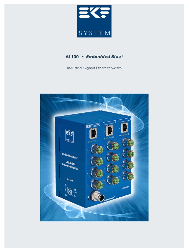AL100 - Embedded Blue®: Industrial Gigabit Ethernet Switch | PDF ...