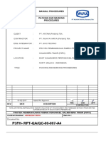 P3FH-RPT-QA/QC-00-007-A4: Manual Procedures