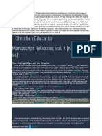 Christian Education Manuscript Releases, Vol. 1 (Nos. 19-96)