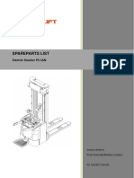 Spare Parts List for Electric Stacker PS 16N