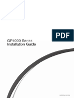 GP4000 Series Installation Guide: NVE32340 - 02 - EN