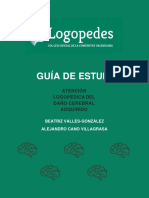 FORMATO DIGITAL Guía de Estudio Atención Logopédica Del Daño Cerebral Adquirido