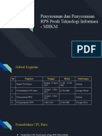 Penyusunan Dan Penyesuaian RPS Prodi Teknologi Informasi - MBKM