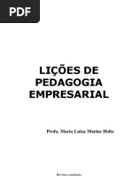 Livro Licoes de Pedagogia Empresarial
