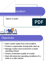 Boiler Operation: Samir A Joshi